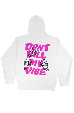 Don't Kill My Vibe (White/Pink)